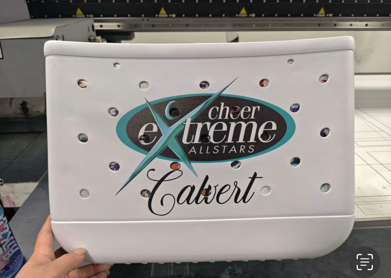 Custom sided beach bag