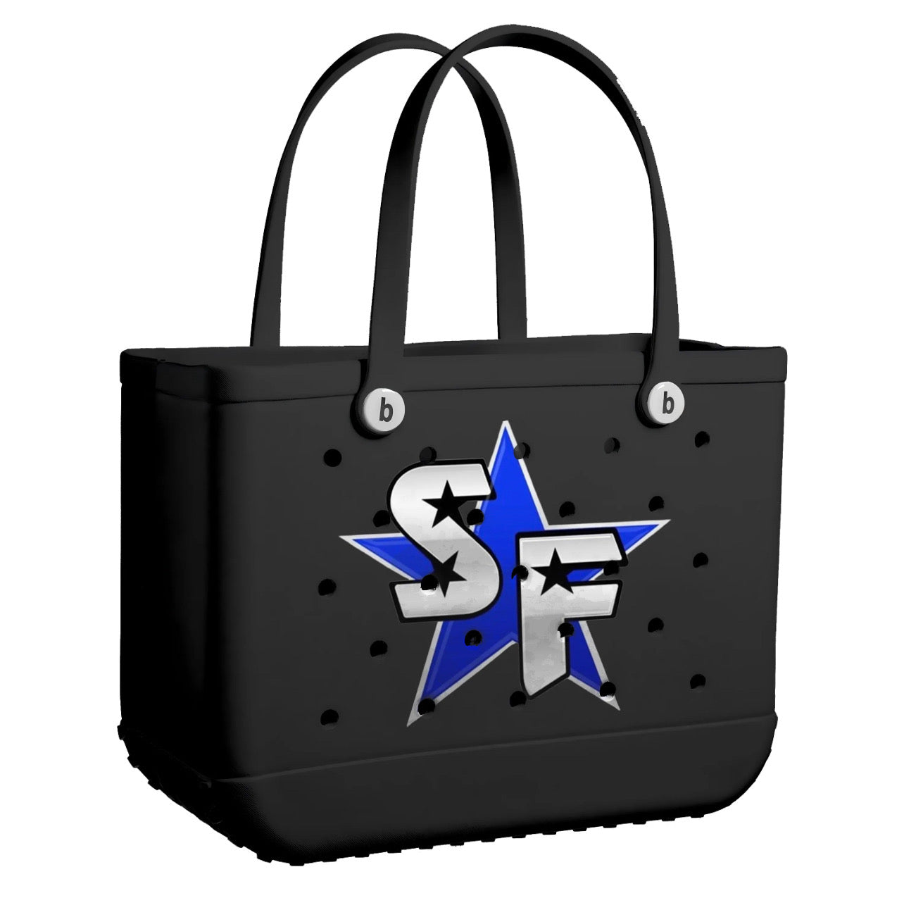 Custom sided beach bag