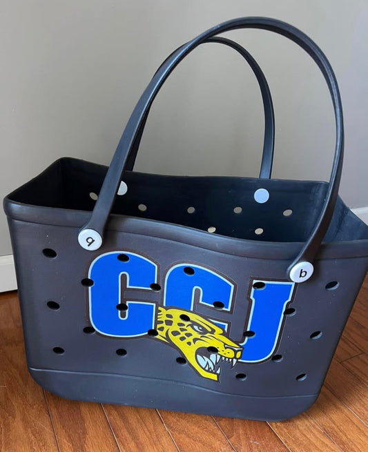 Custom sided beach bag